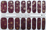 Whirling Snowflakes Nail Wraps