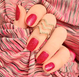 Berry Lovely Nail Wraps (Glitter) Stylish