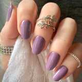 Heather Purple Nail Wraps