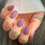 Heather Purple Nail Wraps