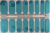 Teal Oasis Nail Wraps