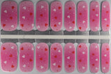 Blushing Hearts Nail Wraps