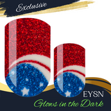 All American Glow Nail Wraps