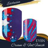 Midnight Fireworks Nail Wraps