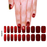 NEW Fire Glass Deluxe Semi-Cured Gel Nail Strips