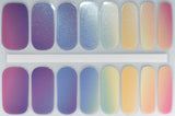 Rainbow Shimmer Gel Nail Wraps (SG115)