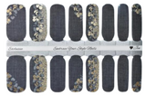 Golden Linen Nail Wraps