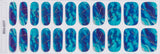 NEW! Marbled Waves No Light Gel Nail Strips