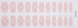 New! Blush Plaid No Light Gel Nail Strips