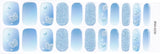New! Glittering Sky No Light Gel Nail Strips
