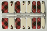 Merry Gnome Plaid Nail Wraps