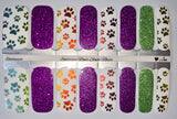 Paw Prints Nail Wraps