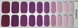 Shades of Purple Gel Nail Wraps (NG414)