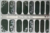 Hunter Green Linen Nail Wraps