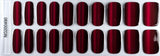 Black Cherry Cats Eye Gel Nail Wraps (NG490)