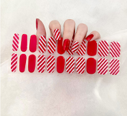 Candy Striper EZ Gel Nail Wraps (EZ2133)