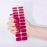 Velvet Berry No Light Gel Nail Strips