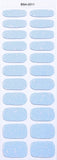 Skyblue Stardust No Light Gel Nail Strips