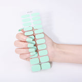 New! Sweet Mint No Light Gel Nail Strips