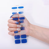 New! Stellar Cobalt No Light Gel Nail Strips