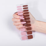 New! Cocoa Kisses No Light Gel Nail Strips