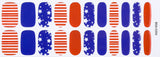 New! Americana No Light Gel Nail Strips