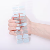 New! Frost and Glitz No Light Gel Nail Strips