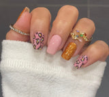 Cheetah Lady Nail Wraps