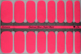 Neon Pink Glitz Nail Wraps