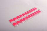 New! Pink Horizon French No Light Gel Nail Strips