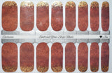 Golden Embers Nail Wraps