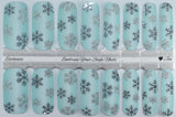 Minted Flurries Nail Wraps