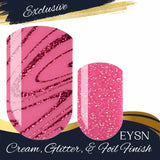 Bubble Gum Whirl Nail Wraps