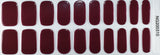 Burgundy Wine Gel Nail Wraps (NG310)