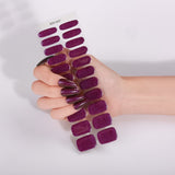NEW! Plum Sprinkle No Light Gel Nail Strips