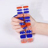 New! Americana No Light Gel Nail Strips