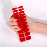 NEW! Red Royale No Light Gel Nail Strips