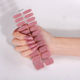NEW! Pink Stardust No Light Gel Nail Strips