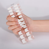 NEW! French Glamour Girl No Light Gel Nail Strips