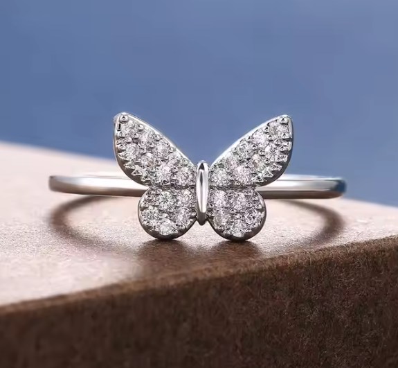 Beauty Butterfly Ring (SilverTone)