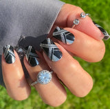 Cross the Line Nail Wraps