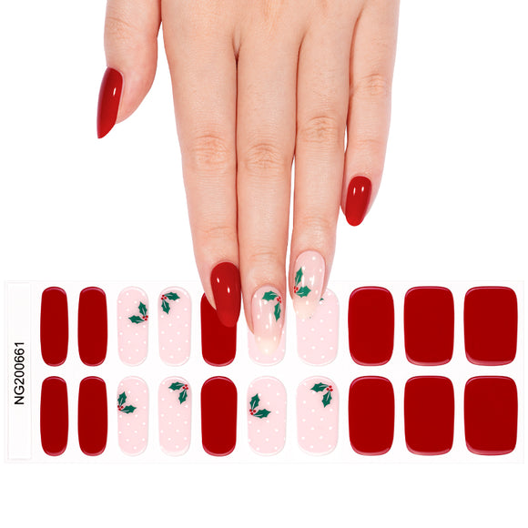 NEW Holly Cherry Nail Wraps (NG661)