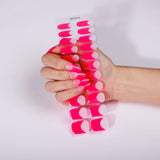 New! Pink Horizon French No Light Gel Nail Strips