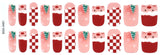NEW! Jolly Santa No Light Gel Nail Strips