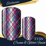 Plumtastic Pop Plaid Nail Wraps