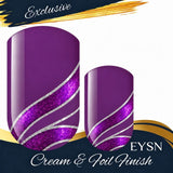 Luminous Violet Nail Wraps