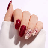 New! Sparkle Spider Semi-Cured Gel Nail Strips