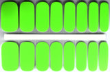 Green Neon Gel Nail Wraps (SG014)