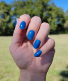 Brilliant Blue Wanderlust Gel Nail Wraps (NG409)