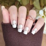 Creamy Latte Nail Wraps